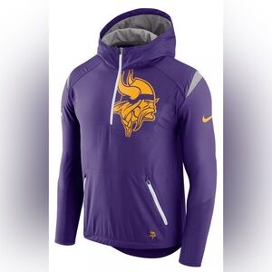 NFL Nike On Field Apparel Minnesota Vikings Lightweight Fly Rush Jacket